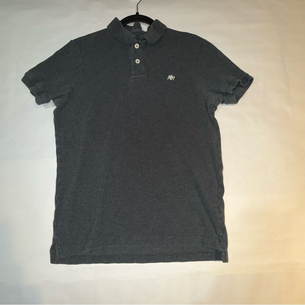 Y2K- Men's Aeropostale Gray Polo Shirt